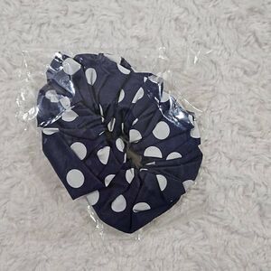 Lemlem Blue Polka Dot Scrunchie NWOT